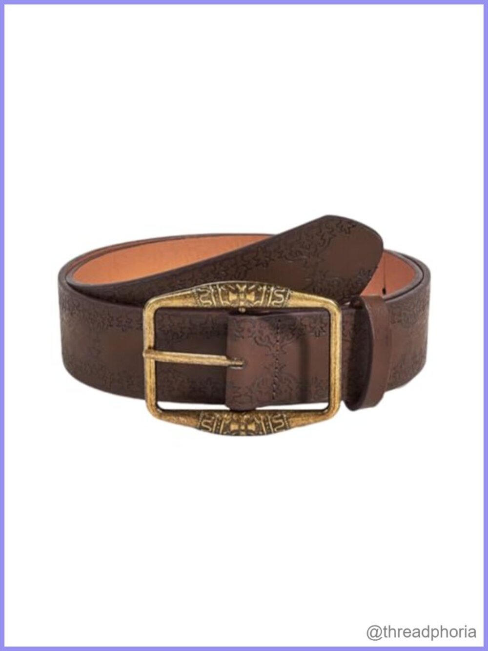 Western PU Leather Belt Y2K Punk Grunge Vintage Buckle Cowboy Jeans Accessory